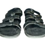 Vionic Amber Sandal Size 6 Black Crocodile Photo 4