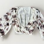 Joie  Long Sleeve‎ Shirt L PalmTree and Cactus Print Boho Photo 3