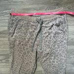 Nike Tan Gray Leopard Print Athlesiure Comfy Cozy Casual Jogger Pants Size M Photo 6
