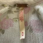 Free People Ivory Coquette Floral Ruffle Straps Tunic Mini Dress M Photo 4