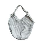 Ivory Crochet Hobo Shoulder Bag ~ Handmade! White Photo 1