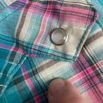 Wrangler  Wrancher womens short sleeve pearl‎ snap shirt, XL Photo 5