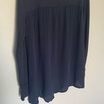 Altar'd State Altar’s State Flowy Navy Waffle Shirt Long Sleeve NWT Photo 4