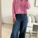 Pilcro Anthropologie  VNeck Pink Sweater  Photo 0
