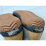 Sorel Gray Tan Ankle Duck Boots Faux Shearling Lined Waterproof Women's 7 Photo 8
