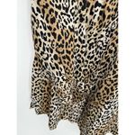 Chico's Chico Button Down Tunic Shirt Women 2 Large Leopard Print Long Top No-Iron Photo 4