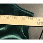 Joan Rivers  Womens 1X Petite Green Velvet Maxi Dress Cardigan Holiday Party Photo 5