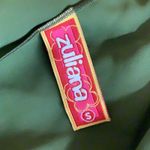 Zuliana Size Small Dark Green Ruffle Tie Skirt. Made In USA. New With Tags. Photo 3