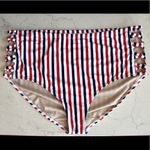 Cacique  Patriotic Striped High Waist Bottoms Photo 1