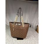 Montana West Women's Brown Chain Top-Handle Satchel Handbag Photo 2