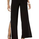 Aritzia Babaton Wide Slit Leg Trousers 4 Black Photo 0
