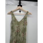 Positive Attitude Women Y2K Maxi Dress Size 8 Green Floral Fairy Dainty Coquette Photo 3