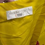 Caroline Constas Yellow Floral Silk Liv Maxi Dress Size Small $995 Photo 4