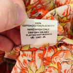 Anthropologie Roopa Pemmaraju Vivi Peasant Blouse Floral Puffed Sleeves Photo 12