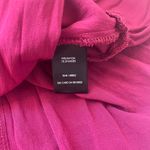 Torrid Hot Pink Rayon Slub High Neck Tiered Ruffle Tank Top Photo 11