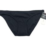 Salt + Cove Juniors' Textured Hipster Bikini Bottoms Black M Size undefined Photo 0
