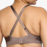 Felina Paramour Gorgeous Memory Foam Bra Size 34DDD NWT Tan Photo 2