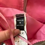 SheIn Pink Tie Front Tube Top Photo 3