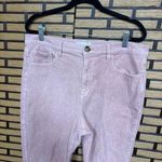 Loft ‎ Pale Pink Corduroy Pants Size 10/30 Photo 2