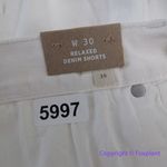 Madewell NEW Relaxed Denim Shorts in Tile White, 30 Photo 12