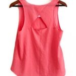 Jack by BB Dakota Samie Tank Top S Back Cutout Hot Neon Pink Scoop Neck Photo 2