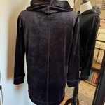Chico's Zenergy Size 0 Black Velour Sweatshirt Photo 2