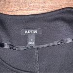 Apt. 9  Side Zip Jacket Black Motorcycle Style Women’s Size Large Photo 1