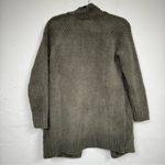 Barefoot Dreams  Green Fluffy Cardigan Sweater Womens XS Duster Preppy Cozy Fall Photo 4