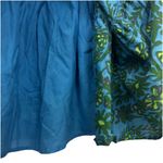 Gap Vintage Tiered Babydoll Floral Dress Size 12 Blue Green Ruffle Fairy Y2K Photo 5