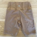 Muses Only Corset Inspired Seam Detail V Neck Bra and Shorts in Burnt Caramel Photo 10