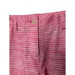 Puma  Flat Front Pink & White Stripe Shorts Women's Size 8 Photo 1
