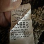 Lucky Brand  Aztec Cardigan Sweater Beige Blue Southwestern Cozy Warm Pockets Photo 7