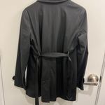 Giacca Vintage Trench Coat Black Size M Photo 2