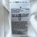 Gap sweater size Medium white linen cardigan belt Photo 7