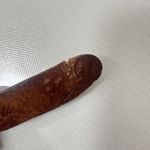 Vintage Beaded Leather Belt SW Wamph Alaska Western Brown Leather Belt Size 28 Photo 5