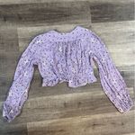 Free People La Rose embroidered top in Lilac Photo 4