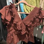 Boutique Ruffle Top Size M Photo 0