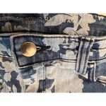 Chico's  Girlfriend Slim Leg Ankle Jeans Floral Print Stretch Blue Denim Size 0.5 Photo 2