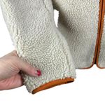 Duluth Women's Sherpa Blue Cream Colorblock Full Zip Jacket Medium Item 85806 Photo 11