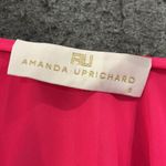 Amanda Uprichard hot pink tie front tank top S Photo 2