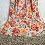 Gap NWT  White Pleated Maxi Dress Sleeveless Spaghetti Strap Size 6 Foral Beachy Photo 8