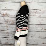 LuLaRoe  NWT Size 3XL Black & White Stripe Crew Neckline Mariah Sweater Top Photo 1