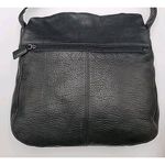 Charter Club Classics Womens Black Leather Bucket Purse Shoulder Bag Photo 0