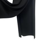 NA-KD  Women's Long Sleeve Side Slit Black Maxi Dress Size Large Photo 6