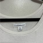 Croft & Barrow NWT  Kohls Cotton Blend Sweater Tee in Bright White - Size XL Photo 2