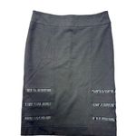 Rodika Zanian EU 36 US 6 / 8 Black Classic Formal Mini Pencil Skirt Professional Photo 0