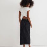 Madewell  Denim Mid-Rise Maxi Skirt in Lunar Wash Photo 1
