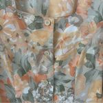 Vivid Fancy Retro Pastel Button Front Blouse Orange Photo 3