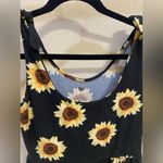 SO  Black Sunflower Print Romper Women's Sz Small Photo 2