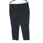 Quince  Womens Ultra-Stretch Ponte Straight Leg Pant Pull On Black Petite XS Photo 2